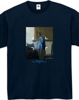ヨハネス・フェルメール-青衣の女 / 半袖クルーネックTシャツ