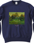 フィンセント・ファン・ゴッホ-詩人の庭 / 長袖クルーネックスウェット
