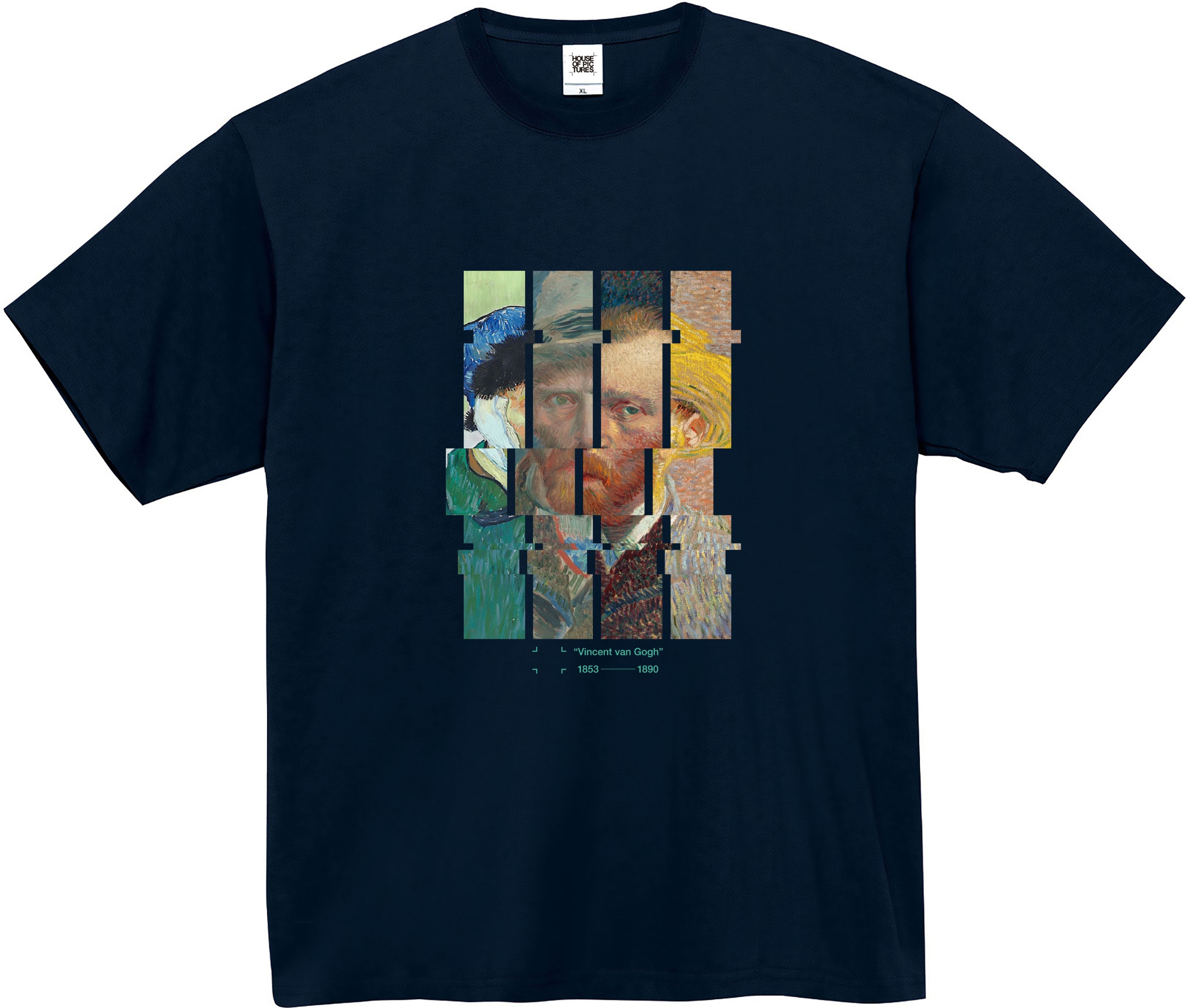 フィンセント・ファン・ゴッホ-自画像 / 半袖クルーネックTシャツ