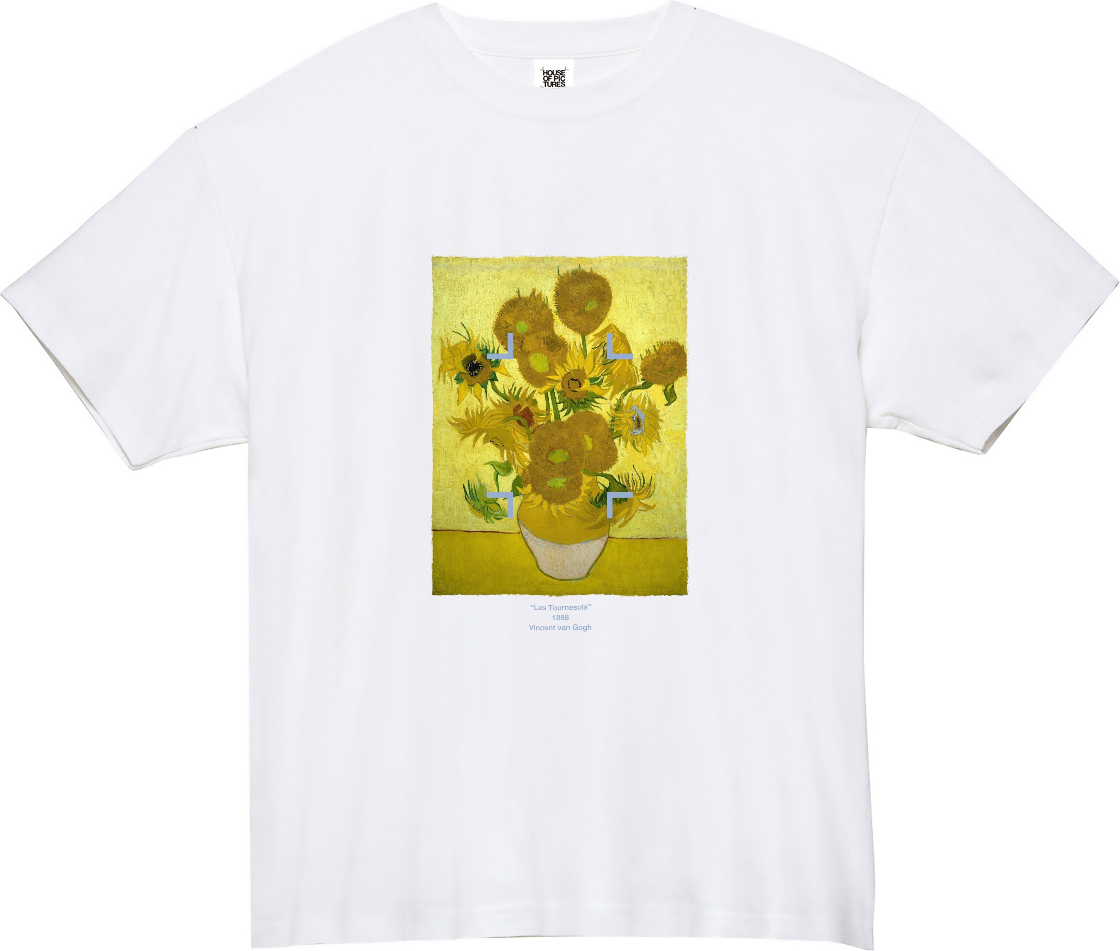 フィンセント・ファン・ゴッホ-ひまわり / 半袖クルーネックTシャツ