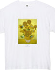 フィンセント・ファン・ゴッホ-ひまわり / 半袖クルーネックTシャツ