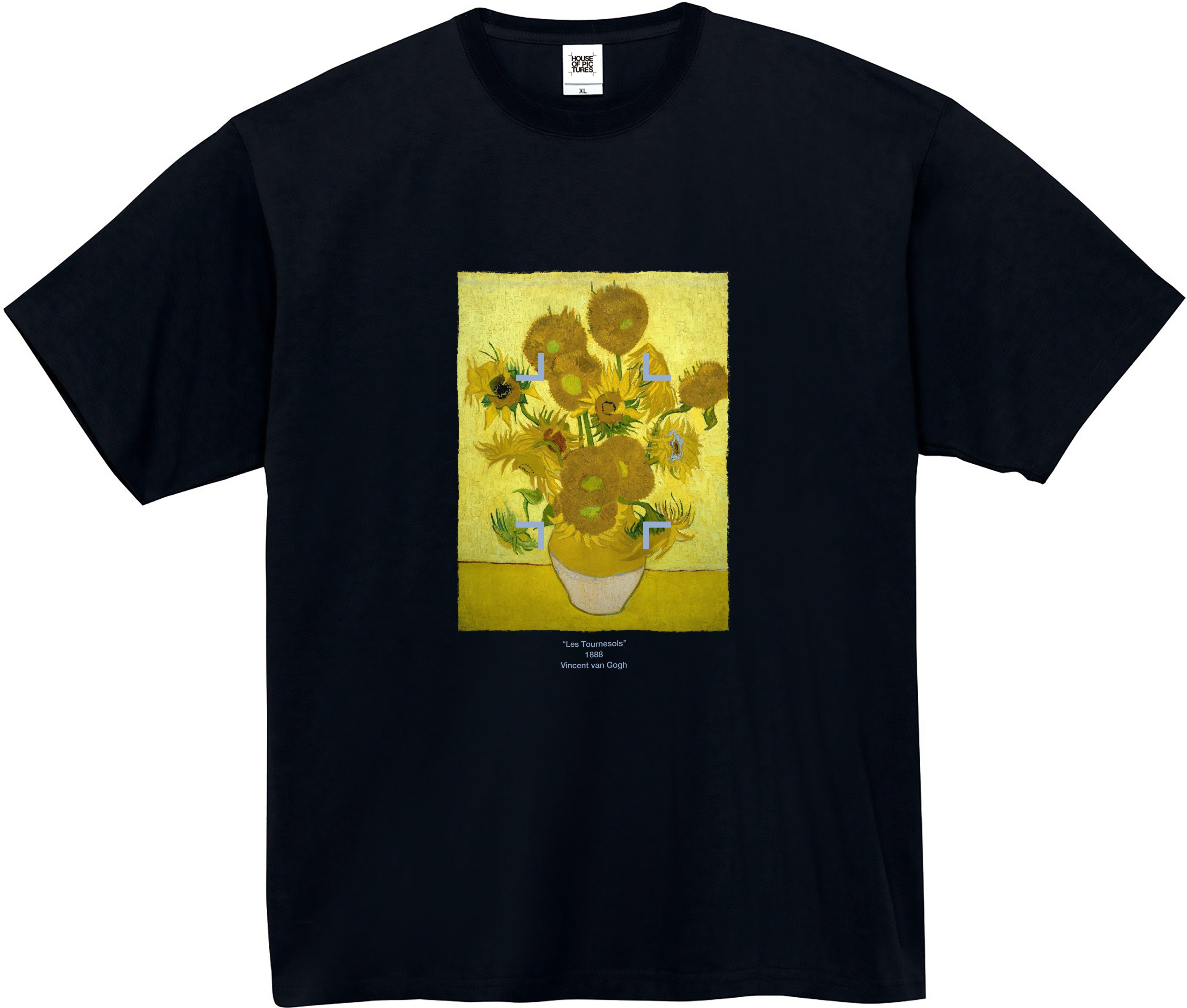 フィンセント・ファン・ゴッホ-ひまわり / 半袖クルーネックTシャツ