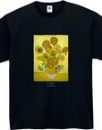 フィンセント・ファン・ゴッホ-ひまわり / 半袖クルーネックTシャツ