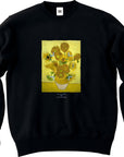 フィンセント・ファン・ゴッホ-ひまわり / 長袖クルーネックスウェット