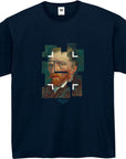 フィンセント・ファン・ゴッホ-自画像 1887 パリ / 半袖クルーネックTシャツ