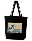 葛飾北斎-神奈川沖浪裏 / キャンバストートバッグ