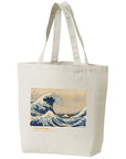 葛飾北斎-神奈川沖浪裏 / キャンバストートバッグ