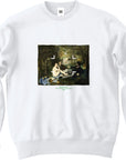 エドゥアール・マネ-草上の昼食 / 長袖クルーネックスウェット