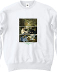 エドゥアール・マネ-草上の昼食 / 長袖クルーネックスウェット