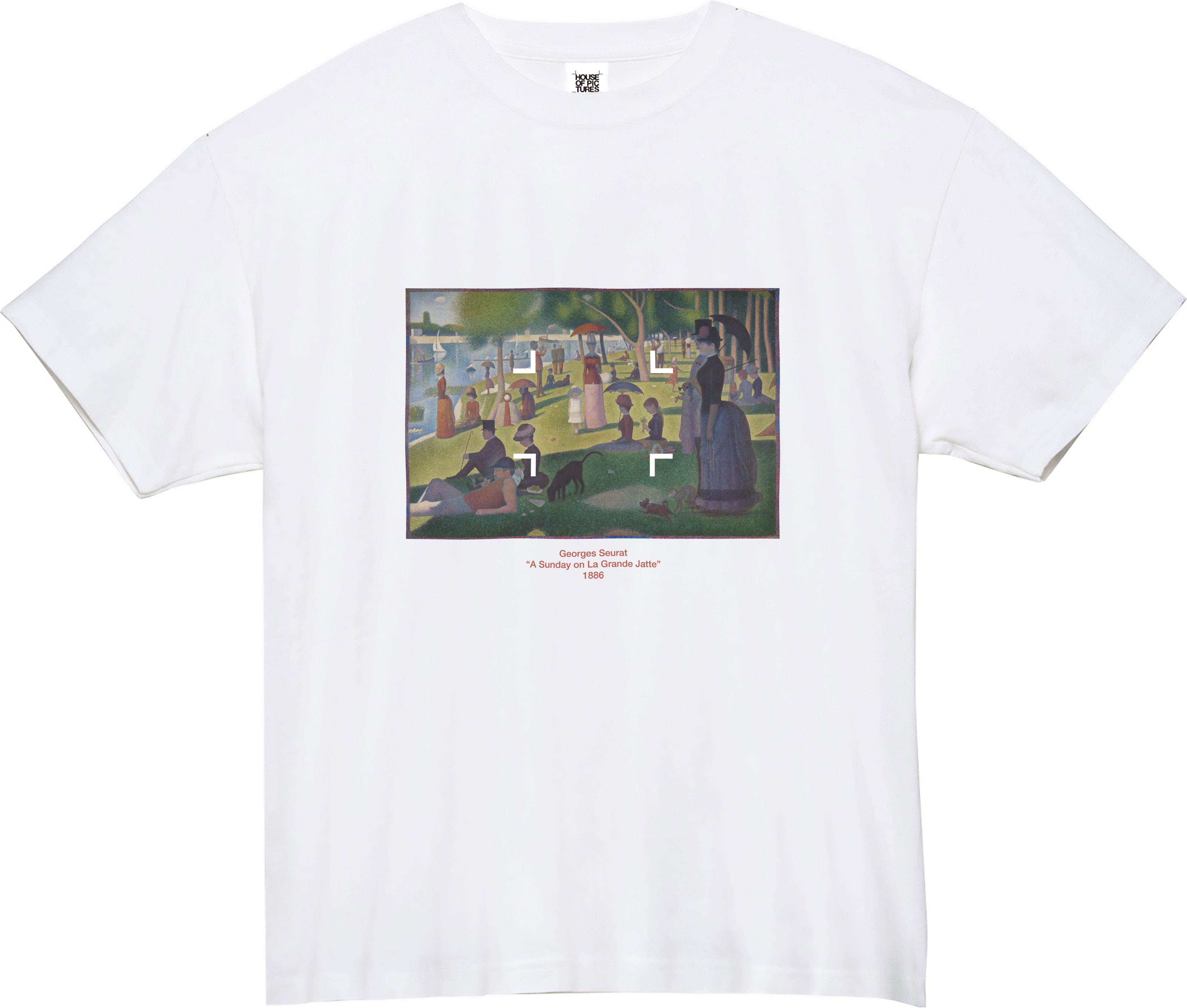 ジョルジュ・スーラ-グランド・ジャット島の日曜日の午後 / 半袖クルーネックTシャツ – HOUSE OF PICTURES