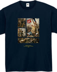 ウジェーヌ・ドラクロワ-民衆を導く自由の女神 / 半袖クルーネックTシャツ