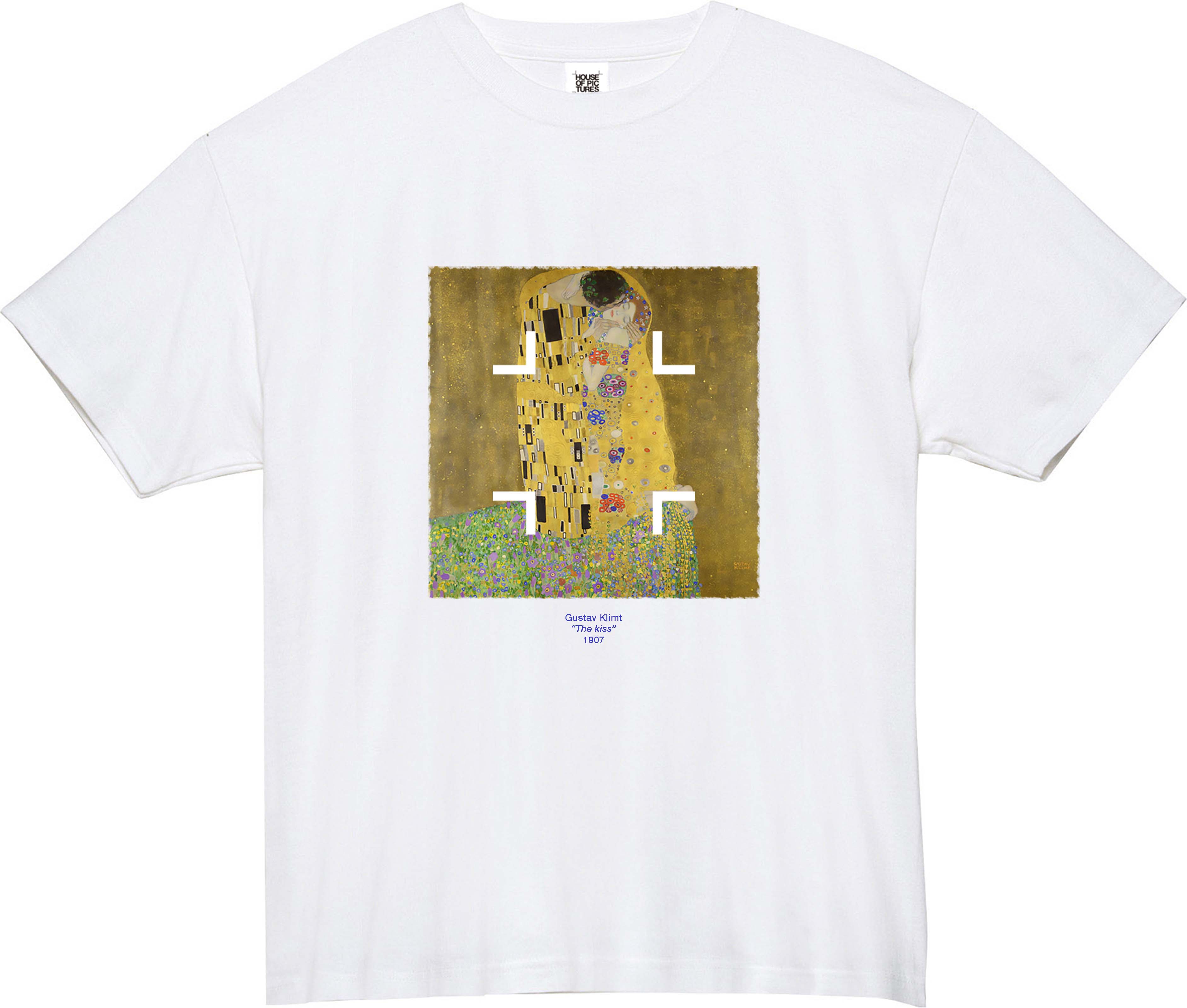 グスタフ・クリムト Gustav Klimt 接吻 The Kiss TシャツL