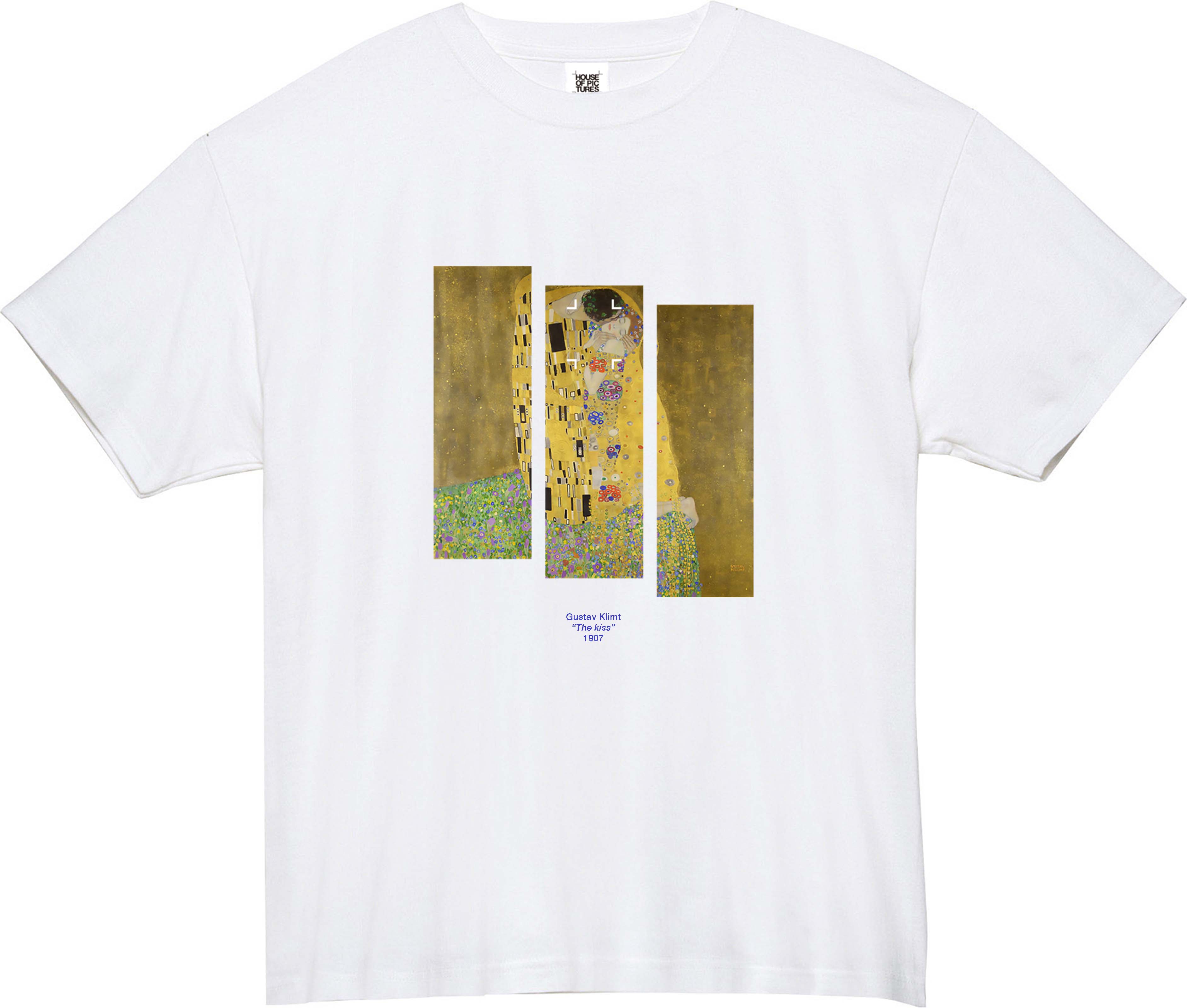 グスタフ・クリムト-接吻 / 半袖クルーネックTシャツ – HOUSE OF PICTURES