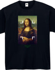 レオナルド・ダ・ヴィンチ-モナリザ / 半袖クルーネックTシャツ