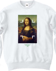 レオナルド・ダ・ヴィンチ-モナリザ / 長袖クルーネックスウェット