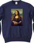 レオナルド・ダ・ヴィンチ-モナリザ / 長袖クルーネックスウェット