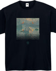 クロード・モネ-日の出 / 半袖クルーネックTシャツ