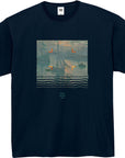 クロード・モネ-日の出 / 半袖クルーネックTシャツ