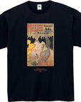 トゥールーズ=ロートレック-ムーラン・ルージュのラ・グリュ / 半袖クルーネックTシャツ