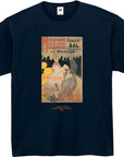 トゥールーズ=ロートレック-ムーラン・ルージュのラ・グリュ / 半袖クルーネックTシャツ