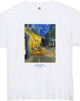 フィンセント・ファン・ゴッホ-夜のカフェテラス / 半袖クルーネックTシャツ