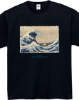 葛飾北斎-神奈川沖浪裏 / 半袖クルーネックTシャツ