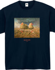 ジャン=フランソワ・ミレー-麦穂の山:秋 / 半袖クルーネックTシャツ