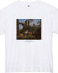 アドリアーン・ファン・デ・ヴェルデ-廃墟のある田園風景 / 半袖クルーネックTシャツ