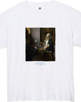 ヨハネス・フェルメール-天秤を持つ女 / 半袖クルーネックTシャツ