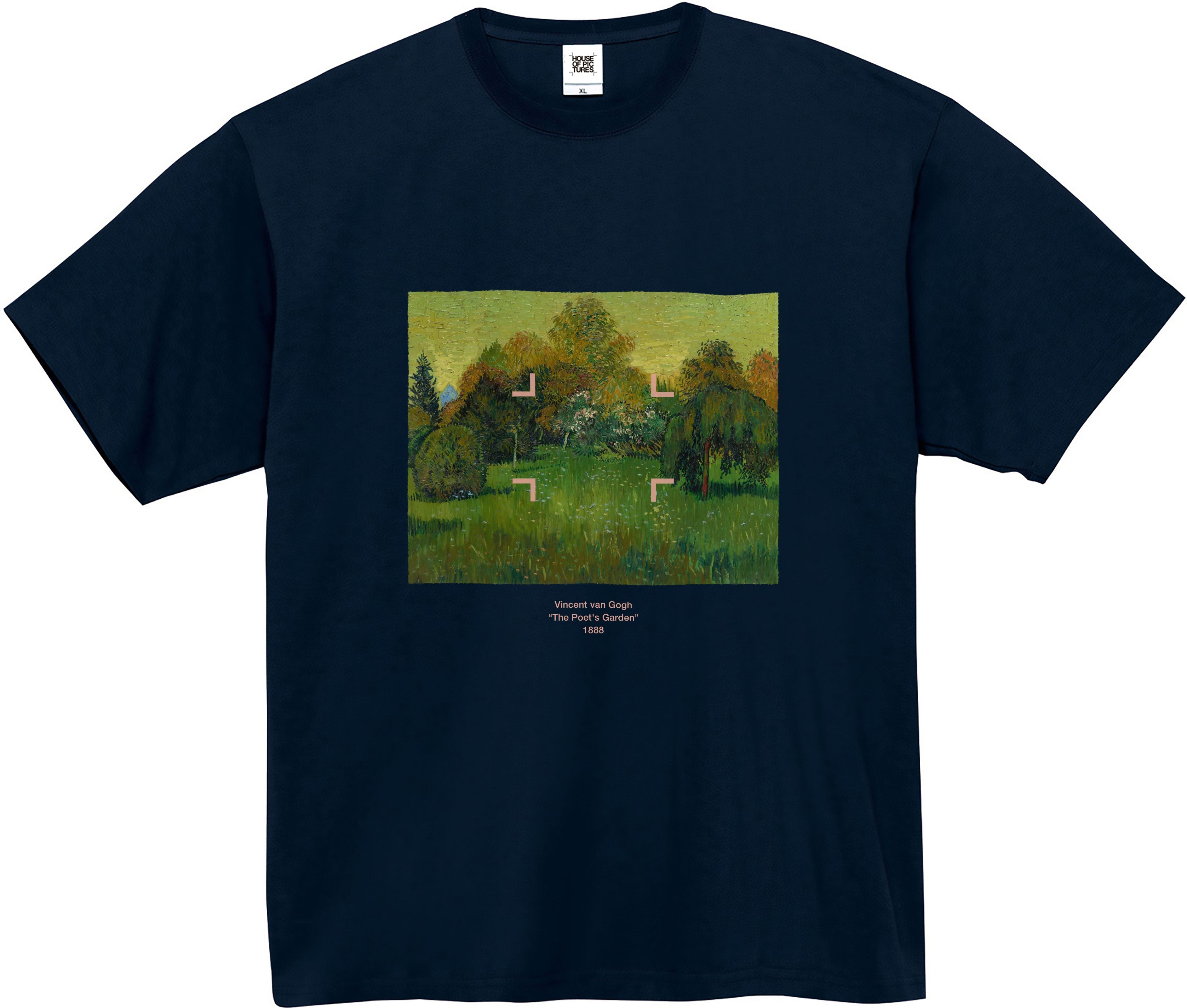 フィンセント・ファン・ゴッホ-詩人の庭 / 半袖クルーネックTシャツ