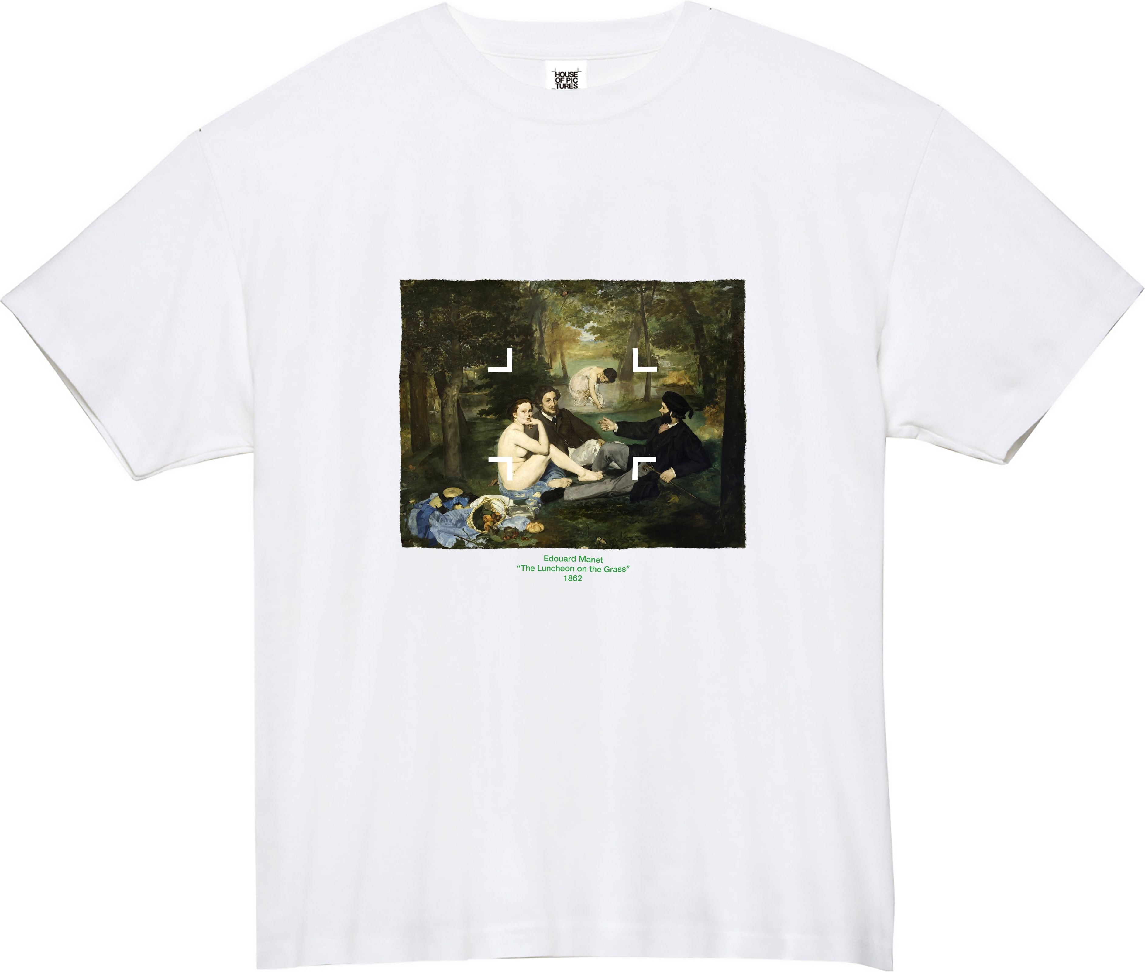 エドゥアール・マネ-草上の昼食 / 半袖クルーネックTシャツ