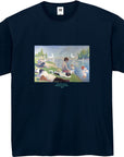 ジョルジュ・スーラ-アニエールの水浴 / 半袖クルーネックTシャツ