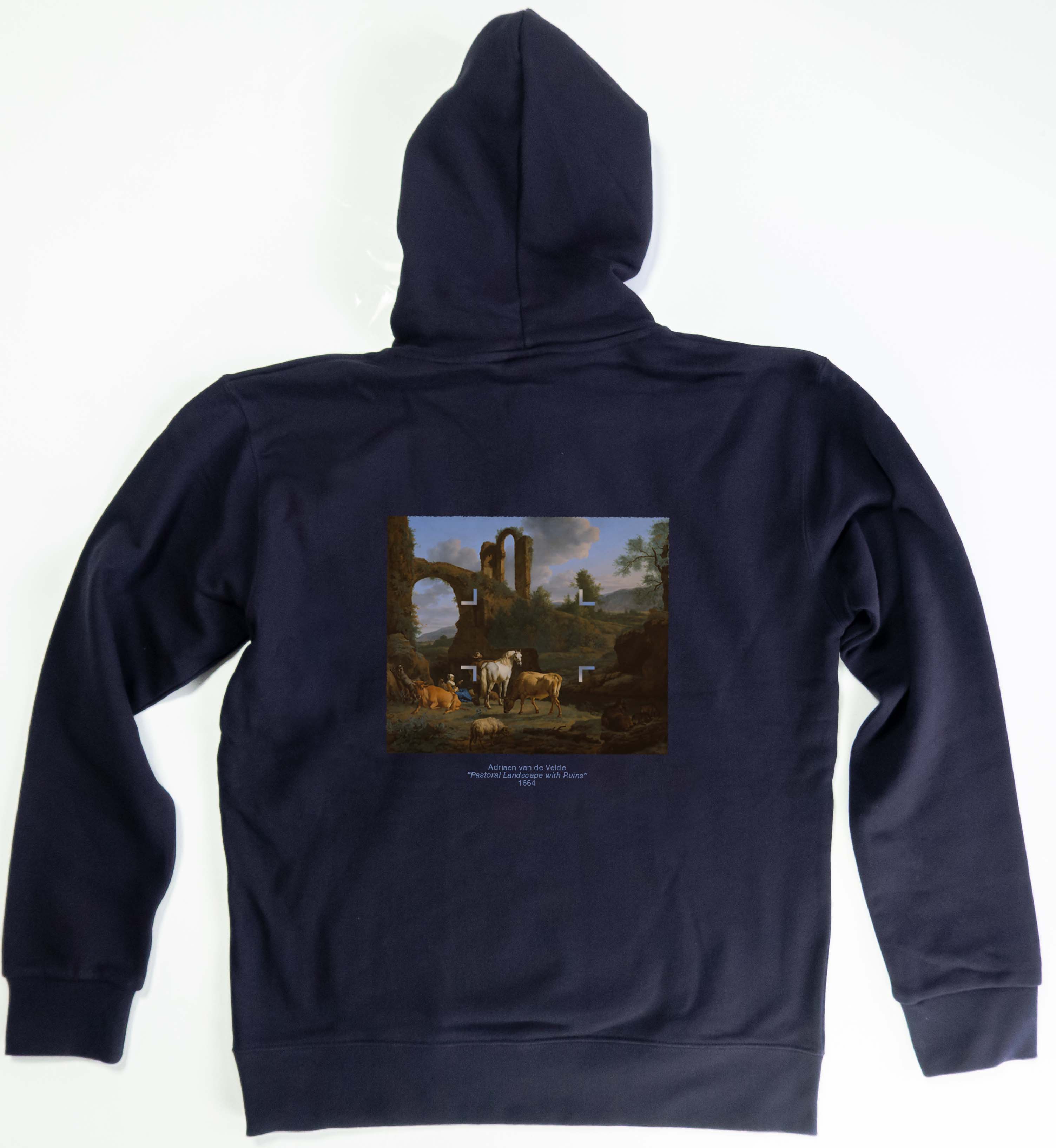 アドリアーン・ファン・デ・ヴェルデ廃墟のある田園風景 / プルオーバーパーカー HOUSE OF PICTURES